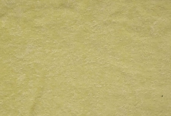 Велюр махра желтый