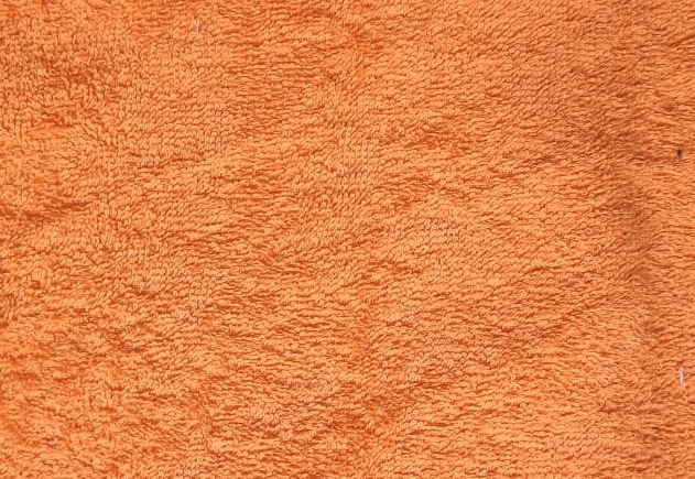 Махровая ткань оранжевая