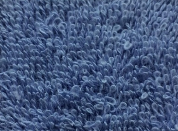 Махровая ткань темно-голубая