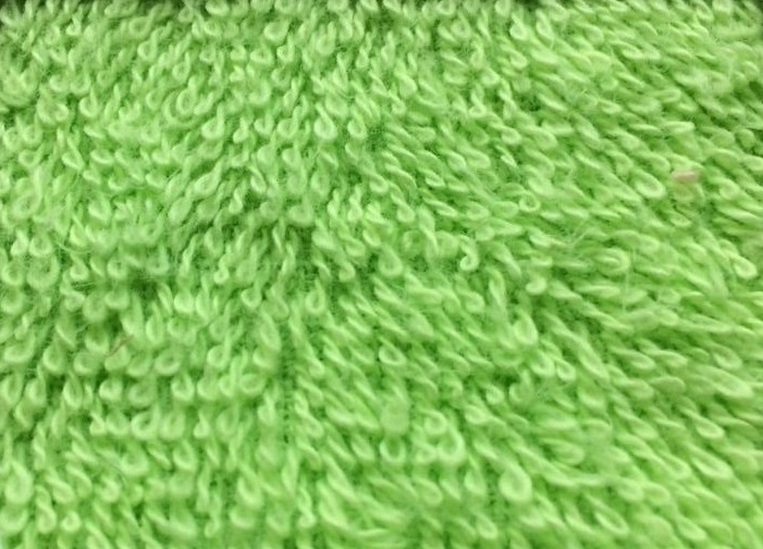 Махровая ткань светло-зеленая