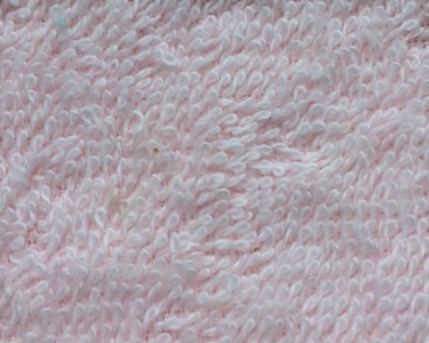 Ткань махровая светло-розовая