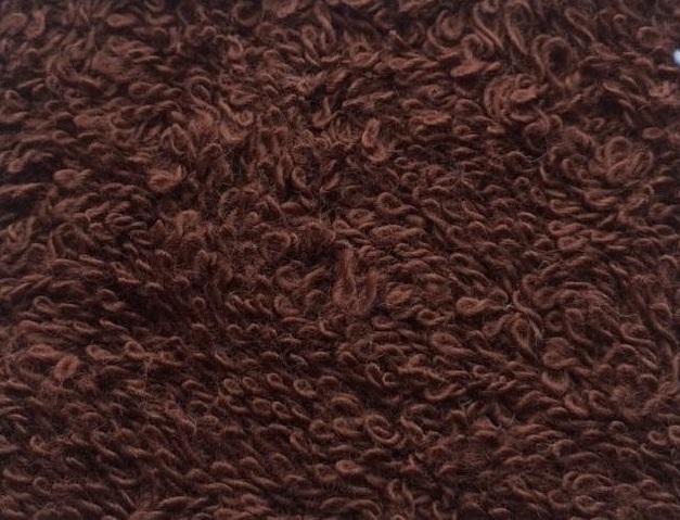 Ткань махровая шоколадная