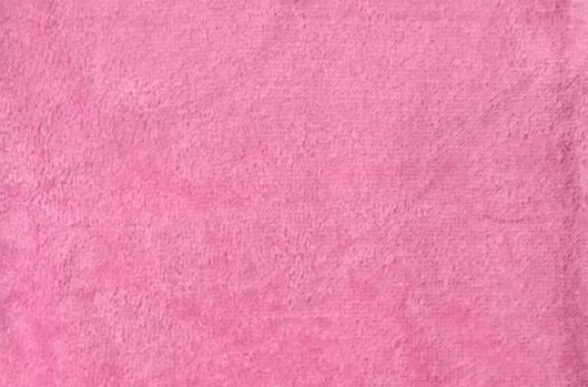 Велюр махра розовая